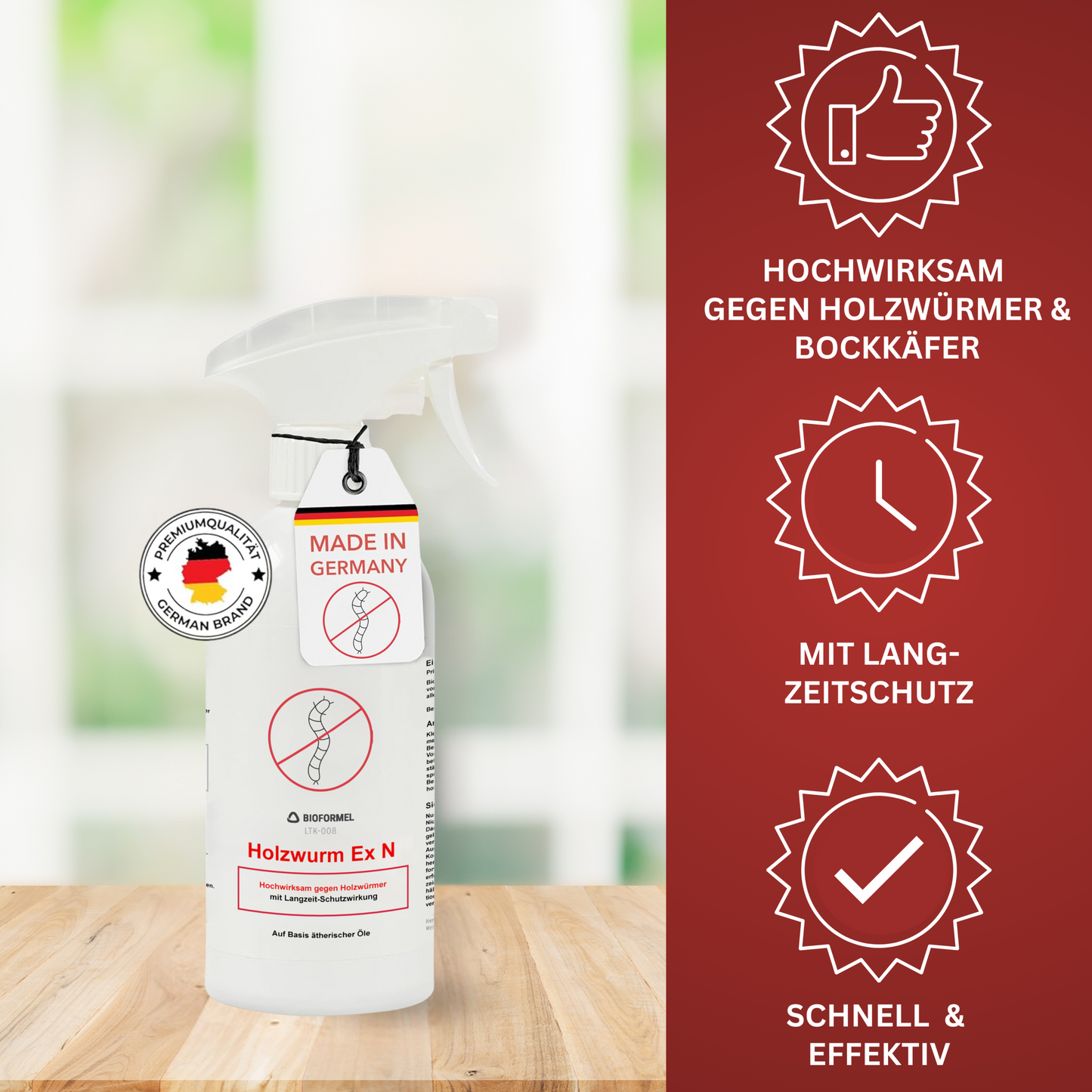 Holzwurm-Spray