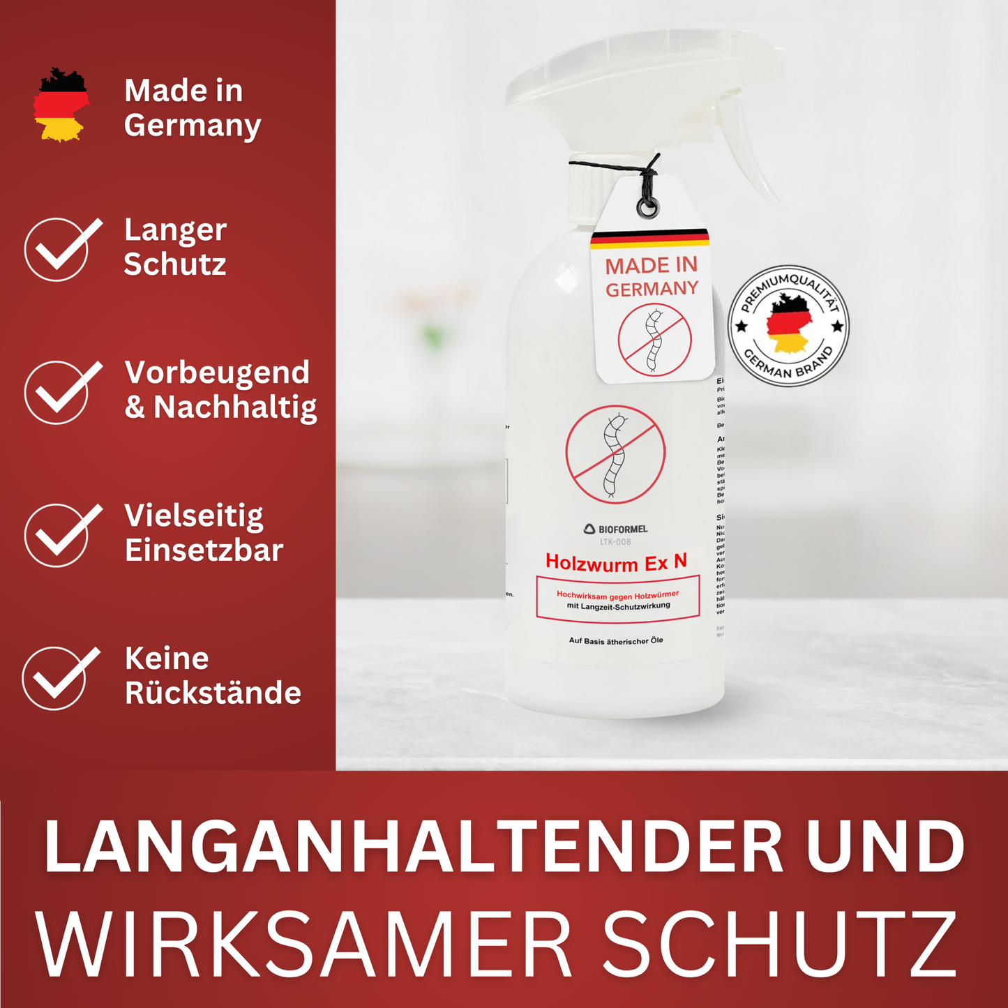 Holzwurm-Spray