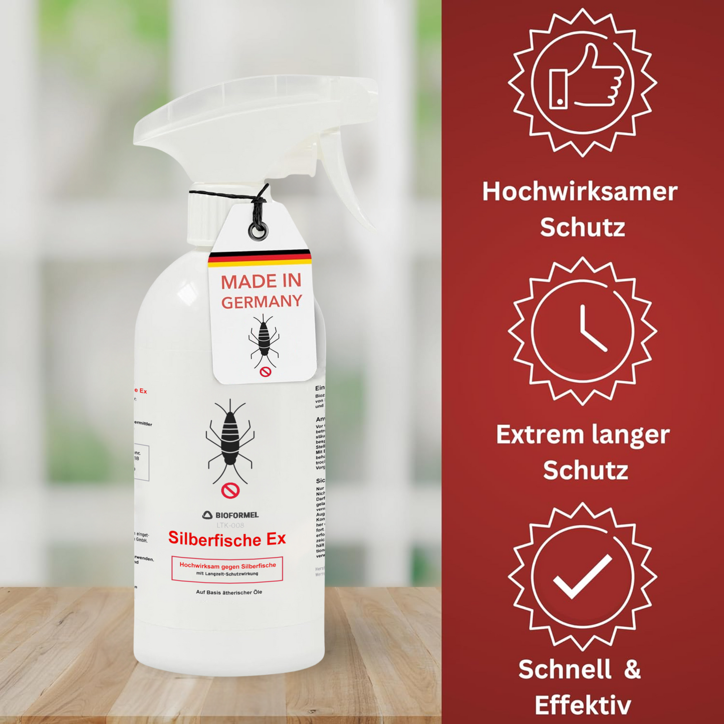 Silberfisch-Spray