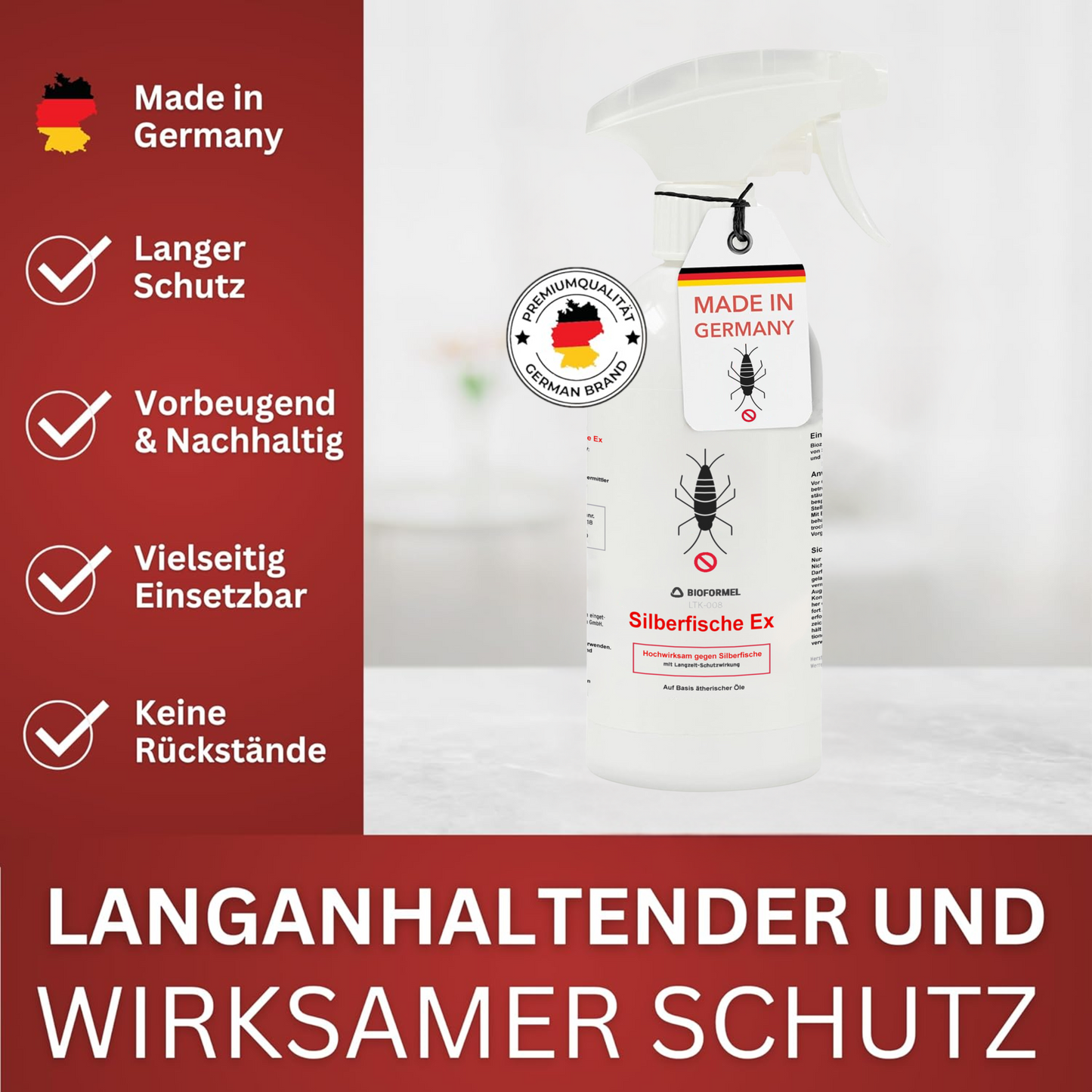 Silberfisch-Spray