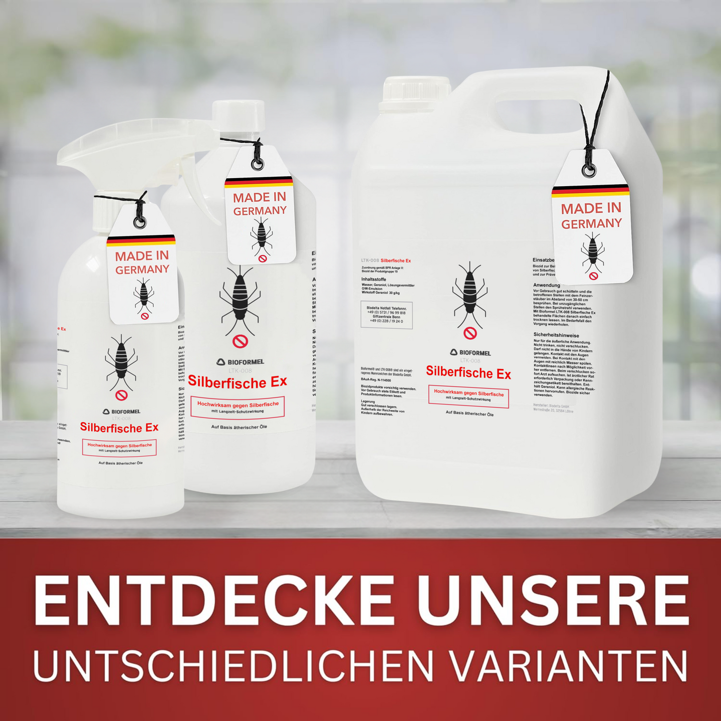 Silberfisch-Spray