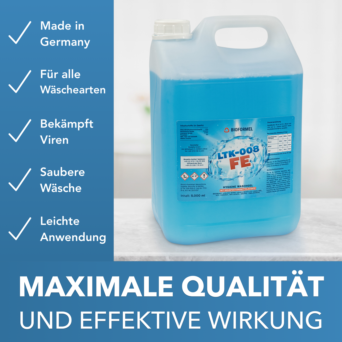 Hygiene Waschmittel