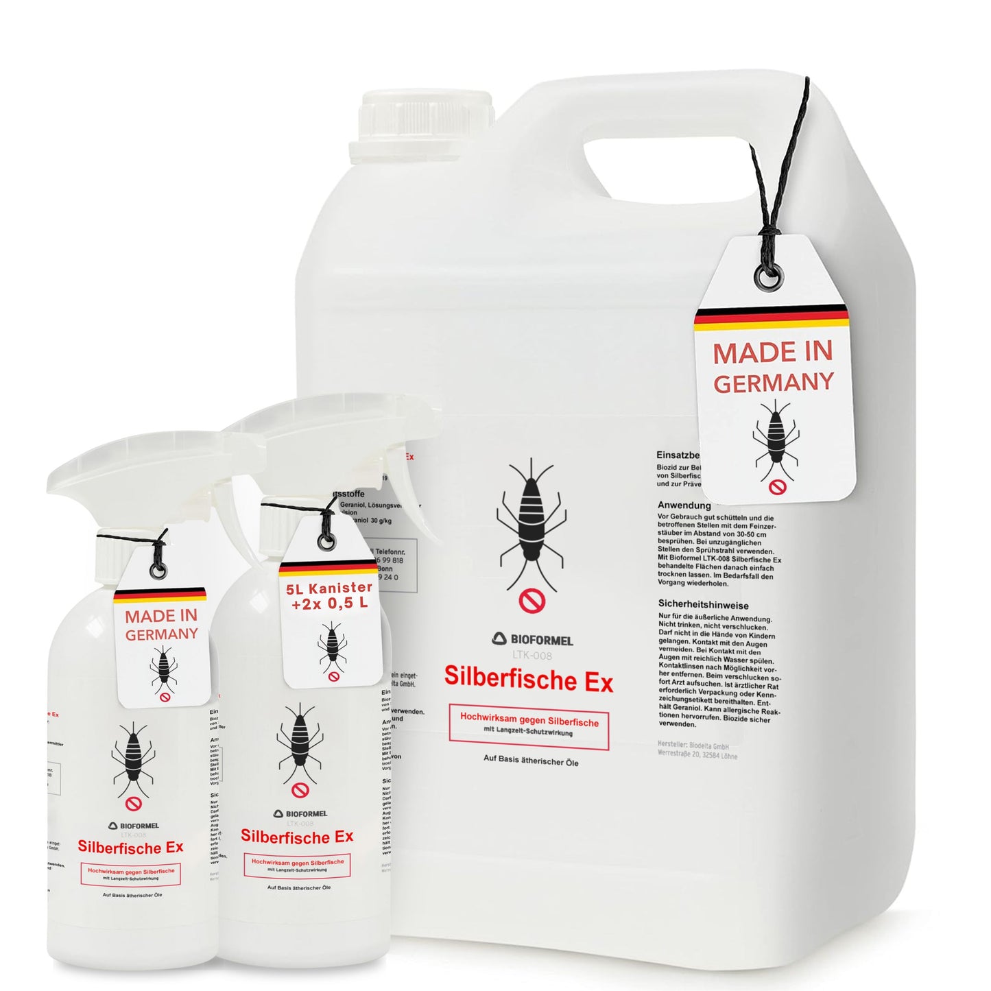 Silberfisch-Spray