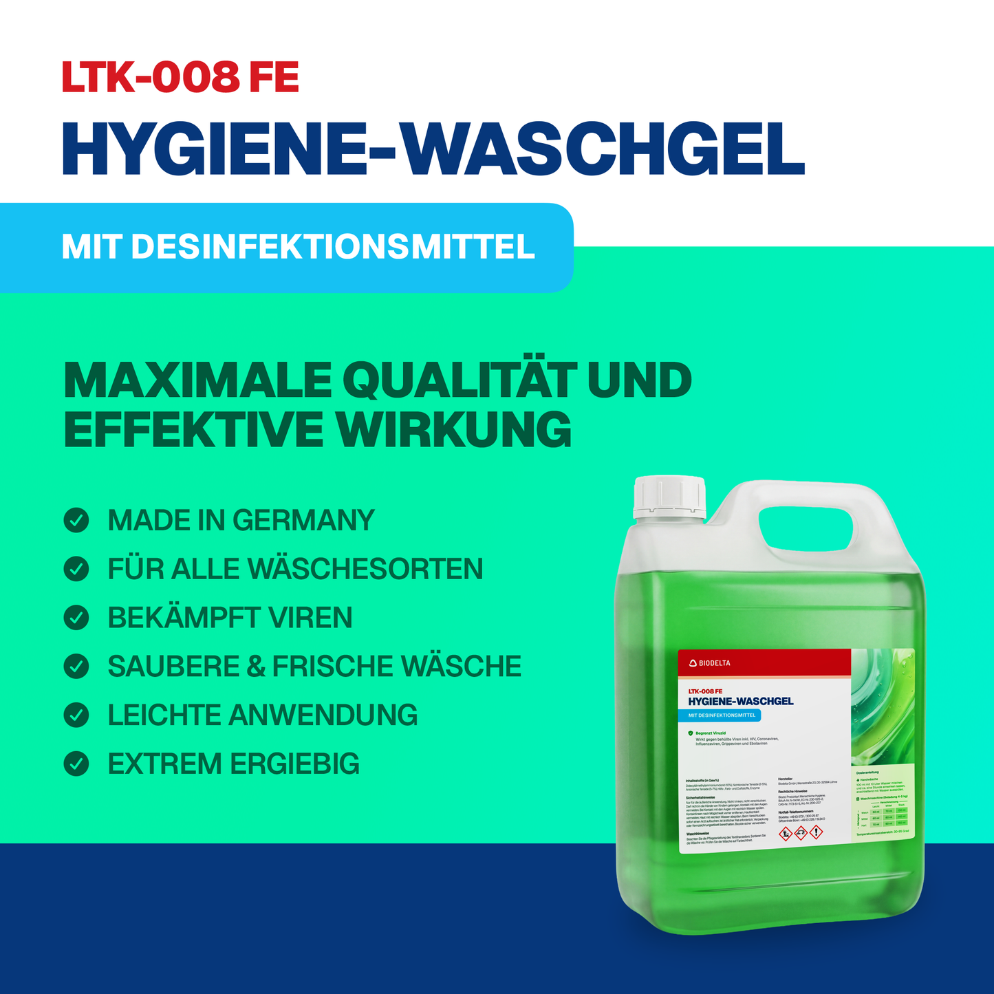 Hygiene Waschmittel