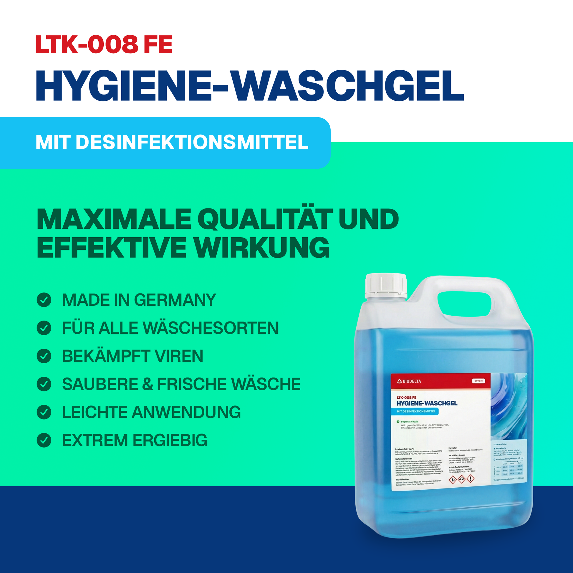 Hygiene Waschmittel – Biodelta GmbH